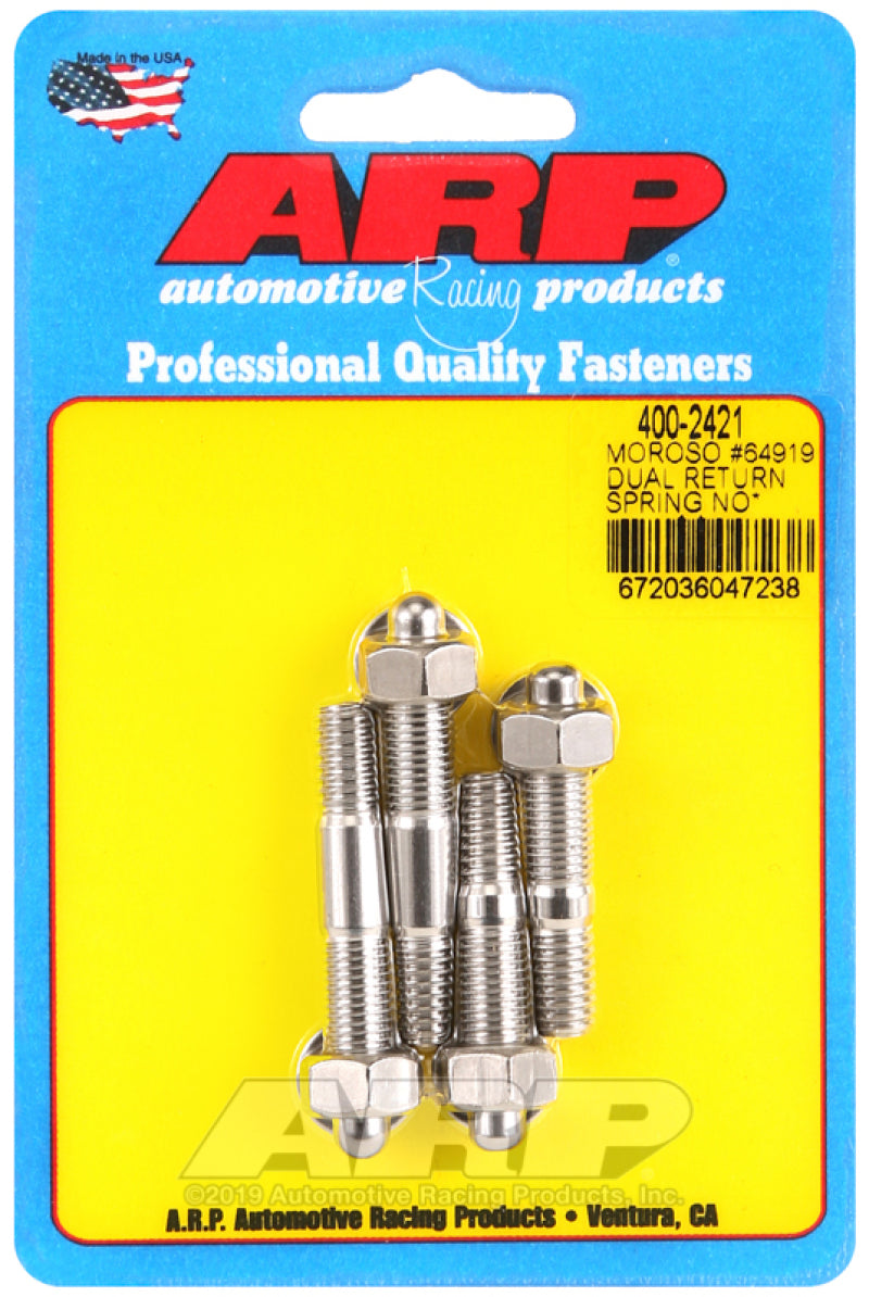 ARP Moroso 64919 Dual Return Spring no Spacer Plate SS Carb Stud Kit-thumbmail-1