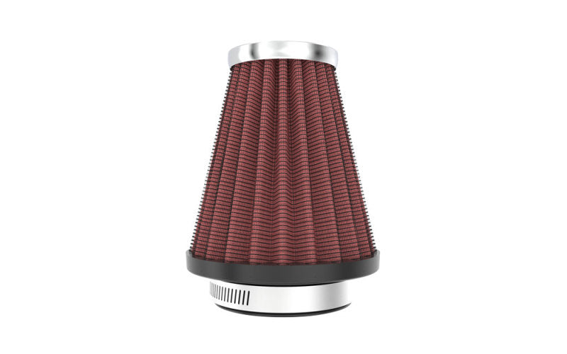 K&N Universal Chrome Filter 2.063in Flange ID x 3.5in Base OD x 2in Top OD x 4in H-thumbmail-17