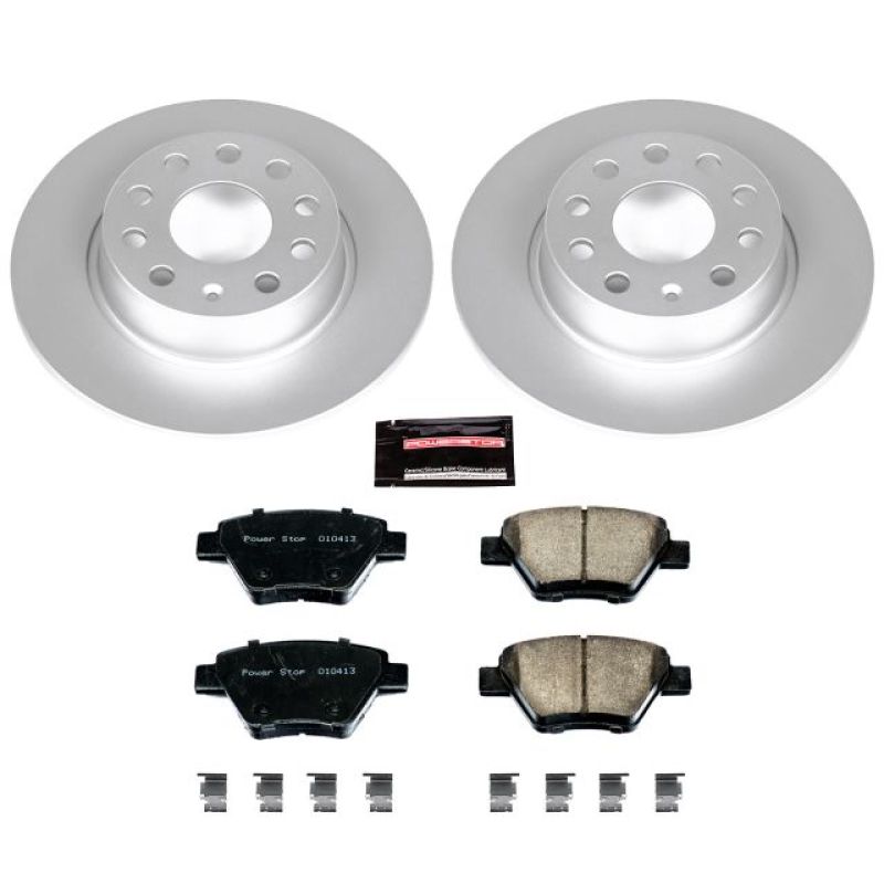 Power Stop 10-12 Audi A3 Rear Z23 Evolution Sport Coated Brake Kit-thumbmail-1
