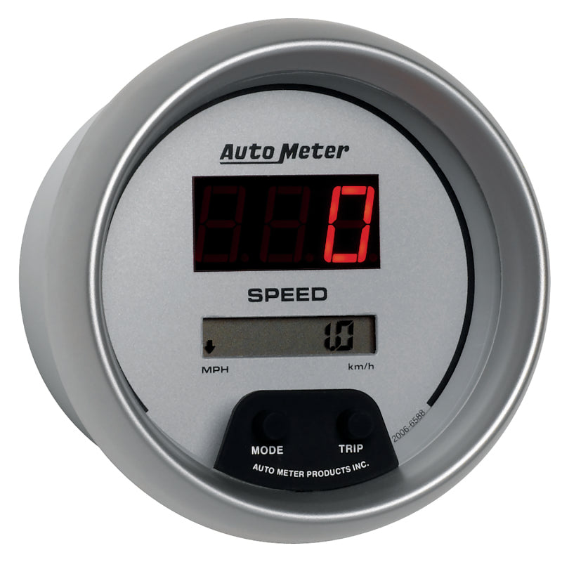 Autometer Ultra-Lite 3 3/8in 160 MPH Digital Speedo Gauge-thumbmail-3