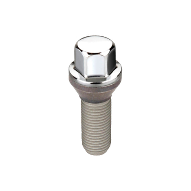 McGard Hex Lug Bolt (Cone Seat) M12X1.25 / 17mm Hex / 25.6mm Shank Length (Box of 50) - Chrome-thumbmail-2