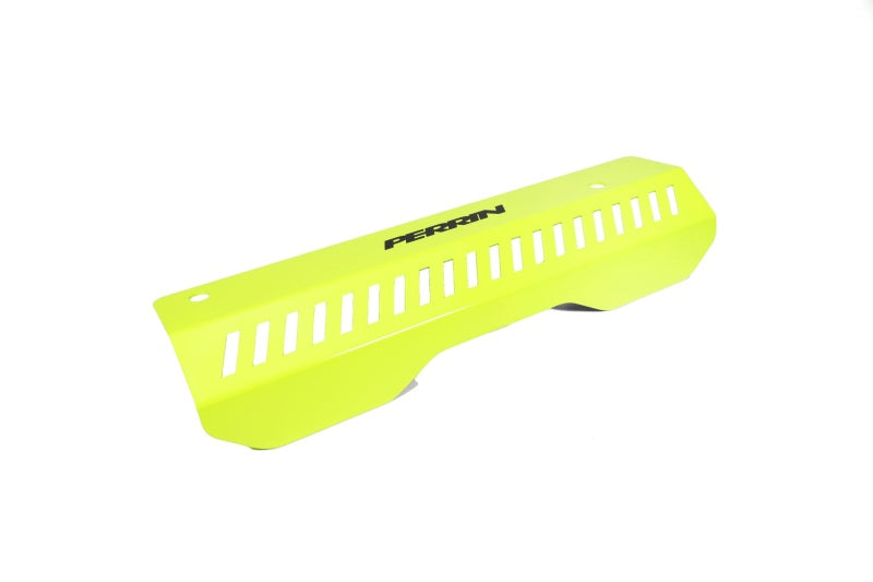 Perrin 22-23 Subaru WRX Pulley Cover (Short Version - Works w/AOS System) - Neon Yellow-thumbmail-5