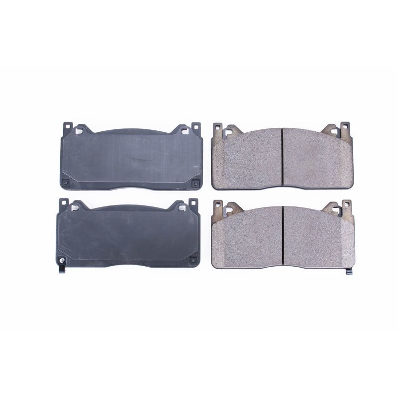 Power Stop 16-19 Ford Mustang Front Z16 Evolution Ceramic Brake Pads-thumbmail-1