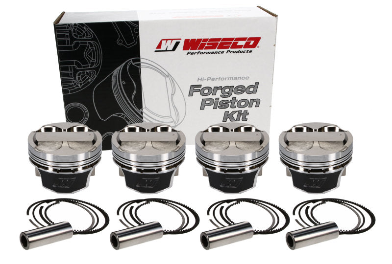 Wiseco Mitsubishi 4G63 2.0L Gen 2 w/156mm Long Rod 85.5mm Bore +.020 Oversize +1.9 Dome Piston Set-thumbmail-11
