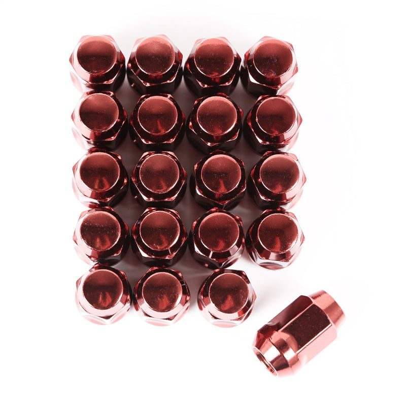 Rugged Ridge Wheel Lug Nut Set of 20 Red 1/2-20-thumbmail-5