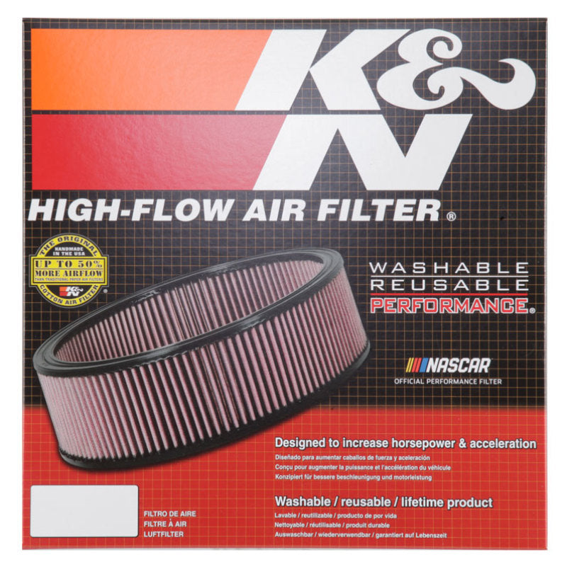 K&N Custom Round Air Filter 14in OD 12in ID 4in Height-thumbmail-15
