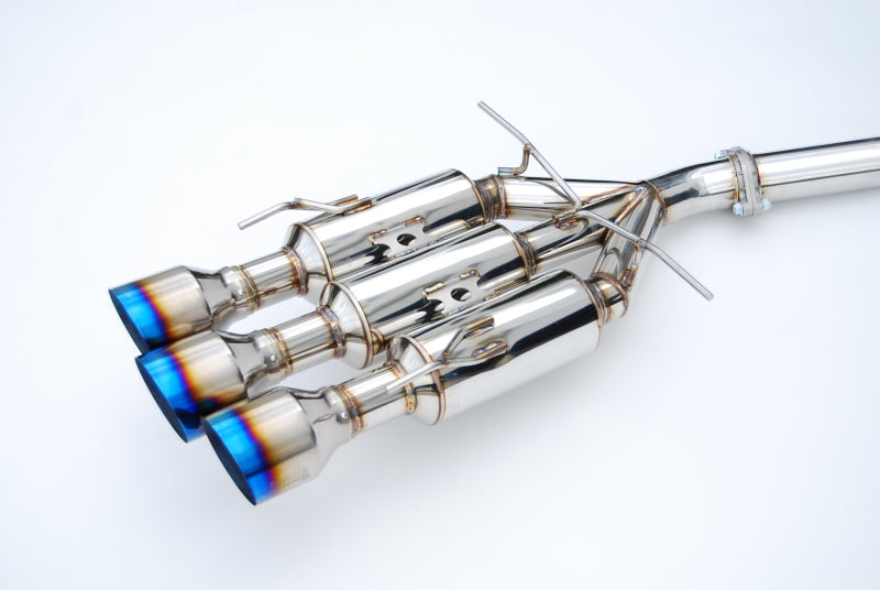 Invidia 17+ Honda Civic SI Coupe Gemini Triple Titanium Tip Cat-back Exhaust-thumbmail-2
