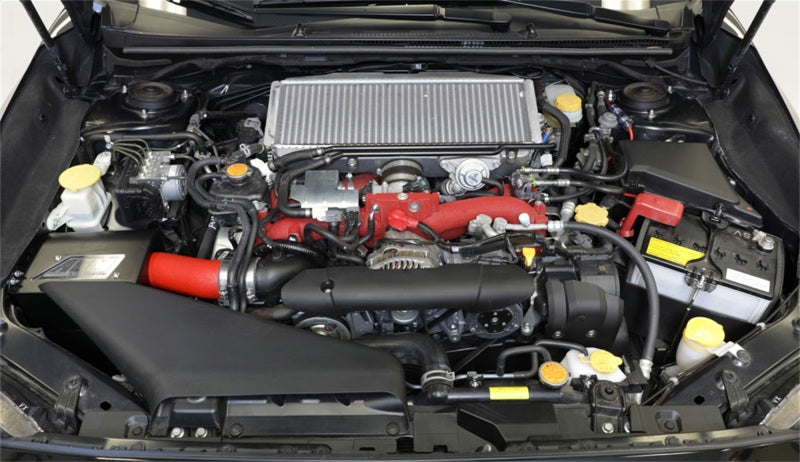 AEM 2018 Subaru WRX STI 2.5L H4 F/I Cold Air Intake System - Wrinkle Red-thumbmail-3
