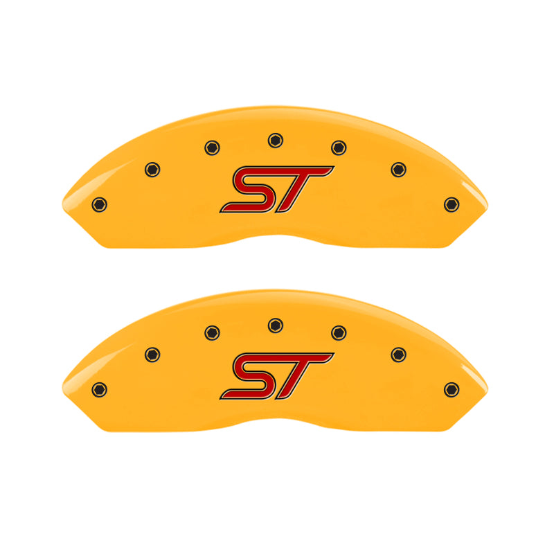 MGP 4 Caliper Covers Engraved Front & Rear ST Yellow finish black ch-thumbmail-3