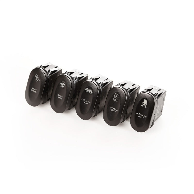 Rugged Ridge Etched 2-Position Rocker Switch Set of 5-thumbmail-2