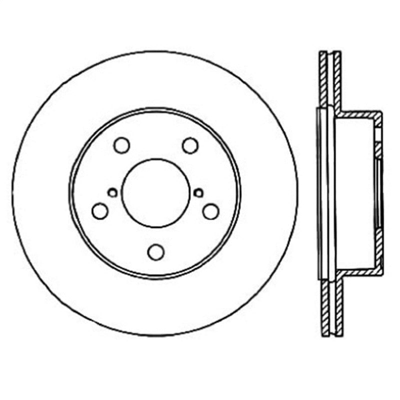 StopTech Power Slot 05-07 STi Rear Right Slotted Rotor-thumbmail-1