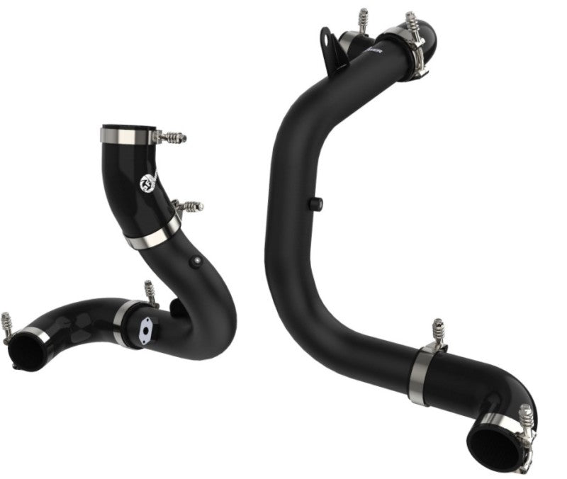 aFe BladeRunner 15-20 VW GTI (MKVII) L4-2.0L (t) Aluminum Hot and Cold Charge Pipe Kit Black-thumbmail-9