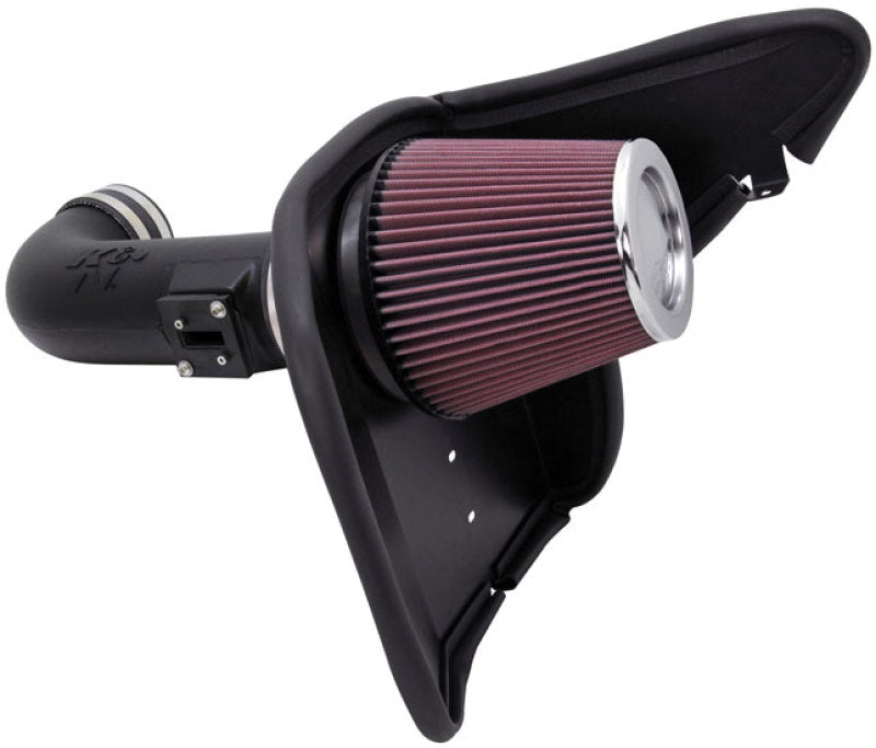K&N 10 Chevy Camaro 6.2L V8 Aircharger Performance Intake-thumbmail-2