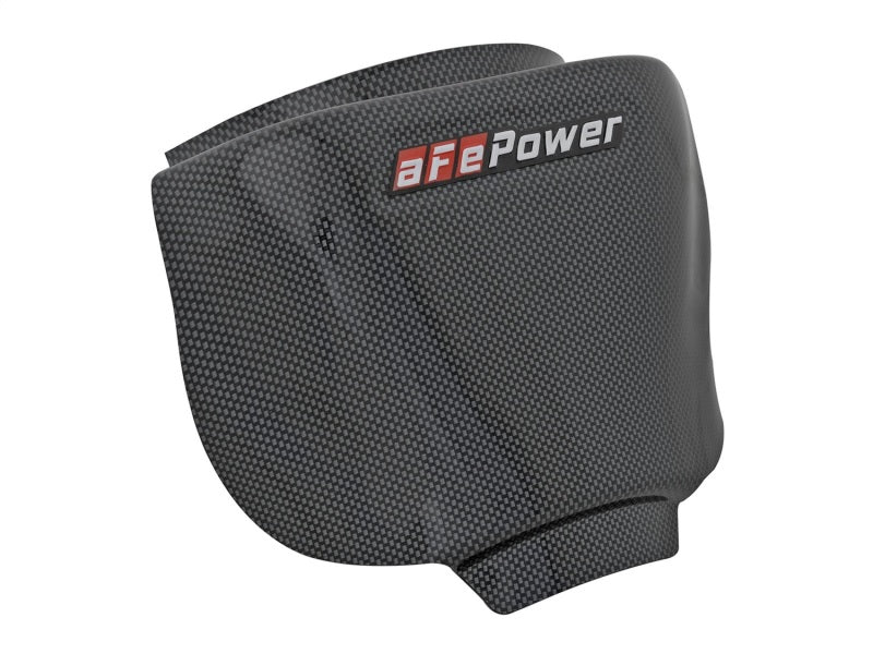 aFe MagnumFORCE Intake Rain Shield 15-16 Dodge Challenger SRT Hellcat 6.2L V8 (sc) - Carbon Finish-thumbmail-1