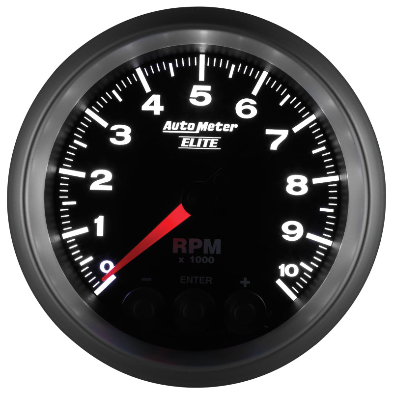 Autometer Street Progressive Shift Light 85.7mm Tachometer 0-10,000 RPM-thumbmail-6