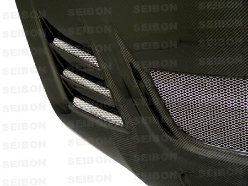 Seibon 03-07 Mitsubishi Evo 8 & 9 CW Carbon Fiber Hood-thumbmail-3