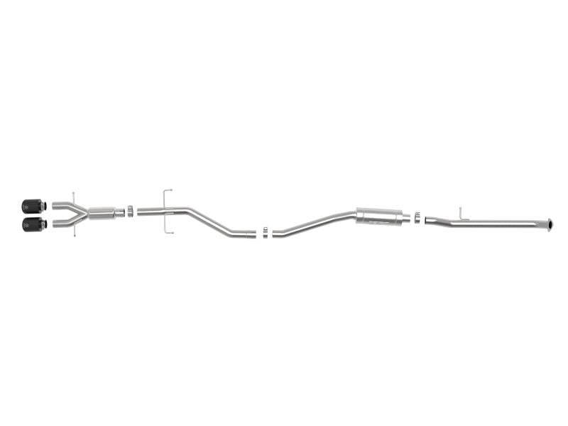 aFe Takeda 2.5in 304SS Cat-Back Exhaust System w/ Black Tips 17-20 Honda Civic Si Sedan I4 1.5L-thumbmail-9