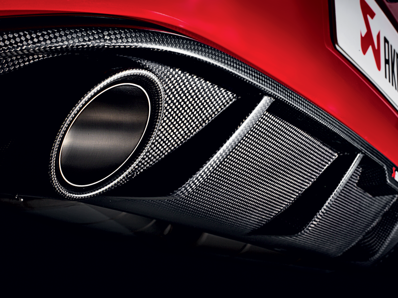 Akrapovic 13-17 Volkswagen Golf GTI (VII) Rear Carbon Fiber Diffuser - Matte-thumbmail-4