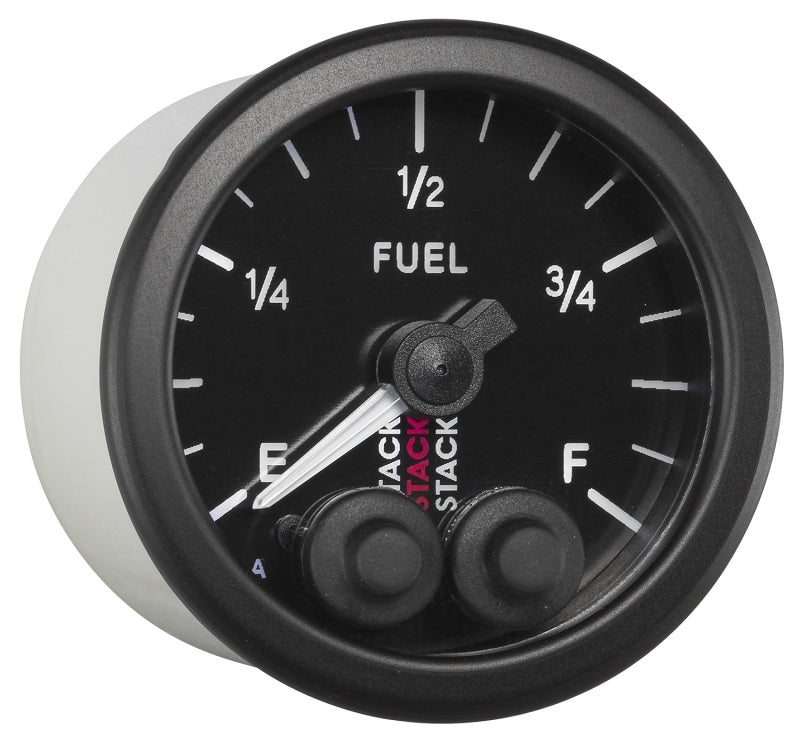 Autometer Stack 52mm 0-280 Ohm Programmable Pro-Control Fuel Level Gauge - Black-thumbmail-6