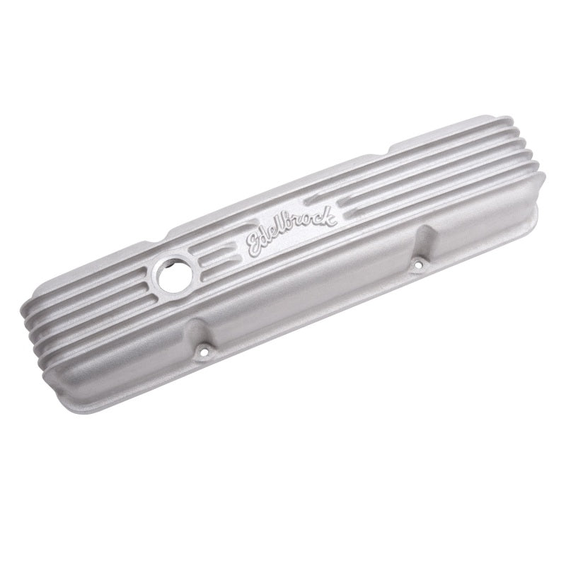Edelbrock Valve Cover Classic Series Chevrolet 1959-1986 262-400 CI V8 w/ Oil Fill Hole Satin-thumbmail-15