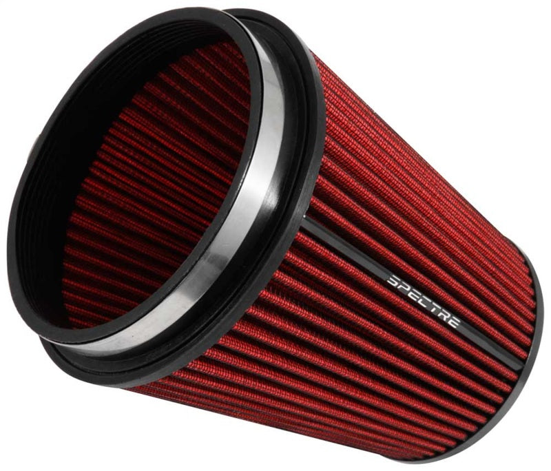 Spectre HPR Conical Air Filter 6in. Flange ID / 7.719in. Base OD / 8.5in. Tall - Red-thumbmail-2