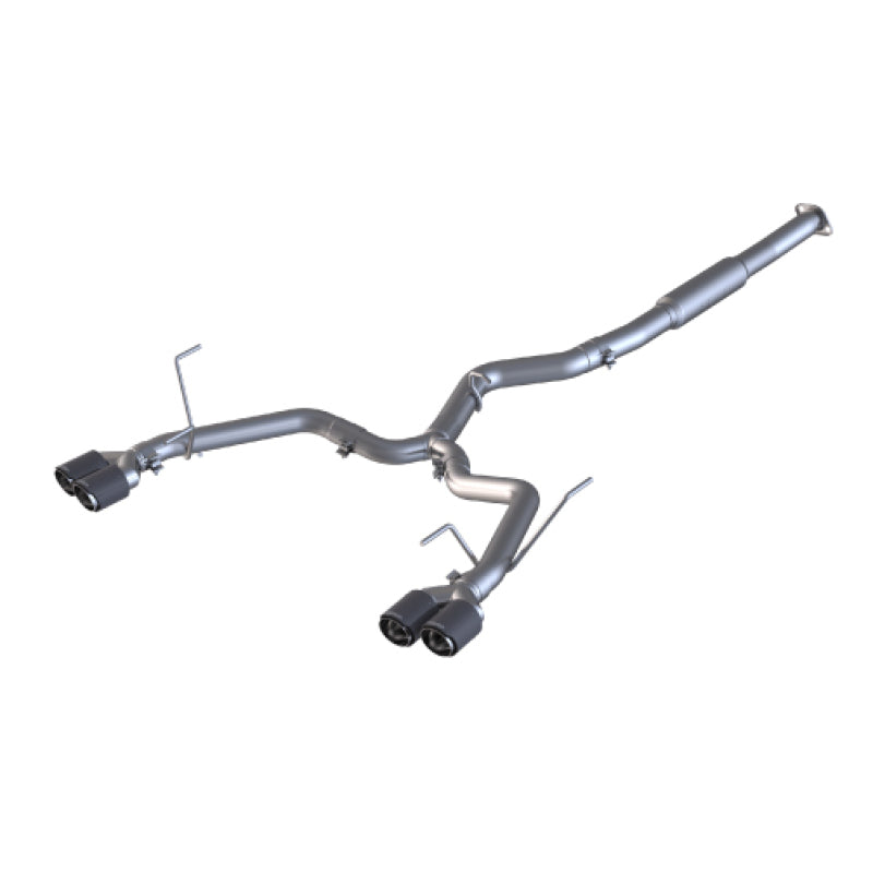 MBRP 15-19 Subaru WRX 2.0L/STI 2.5L 3in Dual Split Rear Exit w/ 3.5in CF Tips - T304 (Race Version)-thumbmail-2
