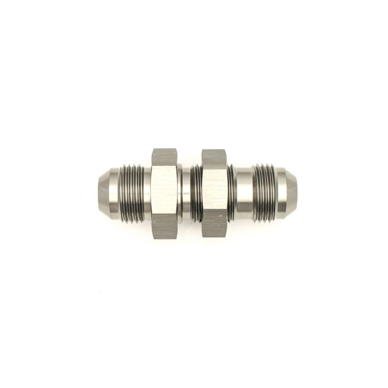 DeatschWerks 8AN Male Flare To 8AN Male Flare Bulkhead Adapter (Incl. Nut)-thumbmail-3
