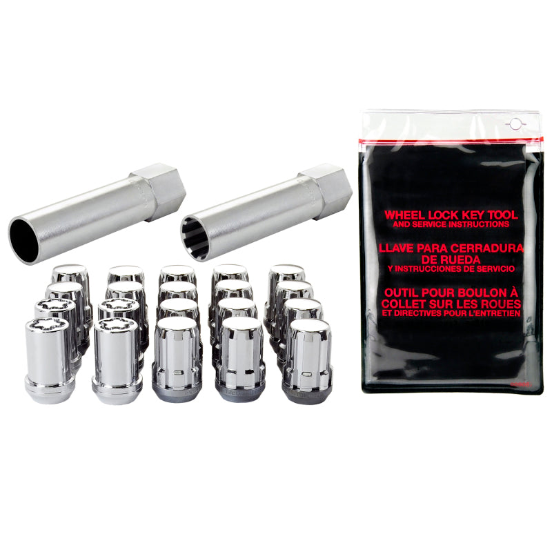 McGard SplineDrive Tuner 5 Lug Install Kit w/Locks & Tool (Cone) M12X1.5 / 13/16 Hex - Chrome-thumbmail-7