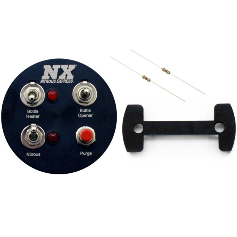 Nitrous Express Gauge Pod Switch Panel (For 2-1/16in Gauge Pods)-thumbmail-2