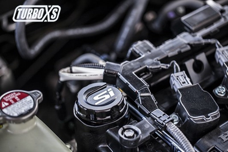Turbo XS 2016+ Honda Civic Black Oil Cap-thumbmail-3