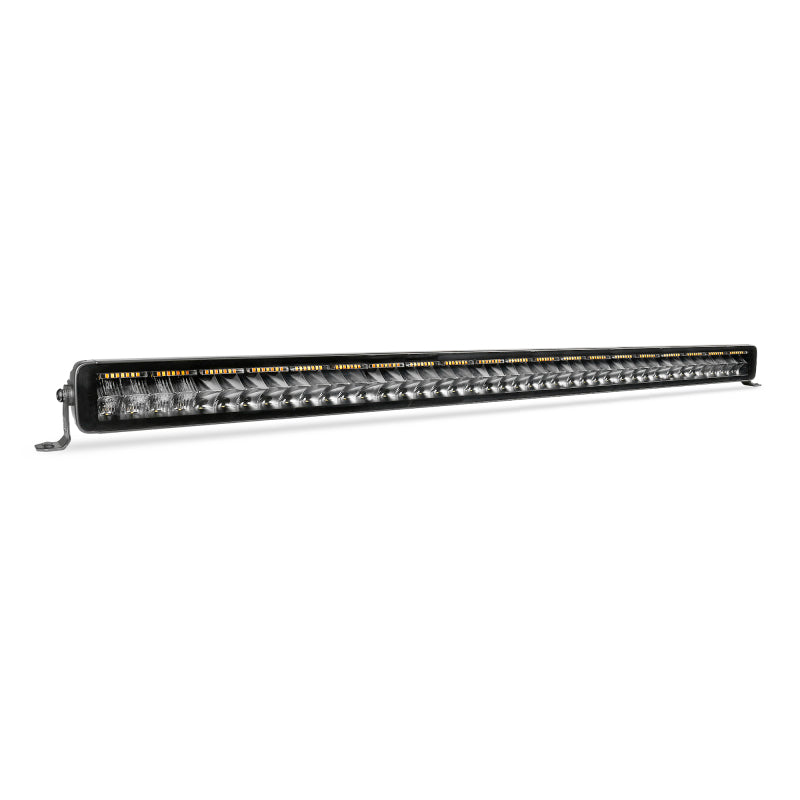 Go Rhino Xplor Blackout Combo Series Dbl Row LED Light Bar w/Amber (Side/Track Mount) 40in. - Blk-thumbmail-11