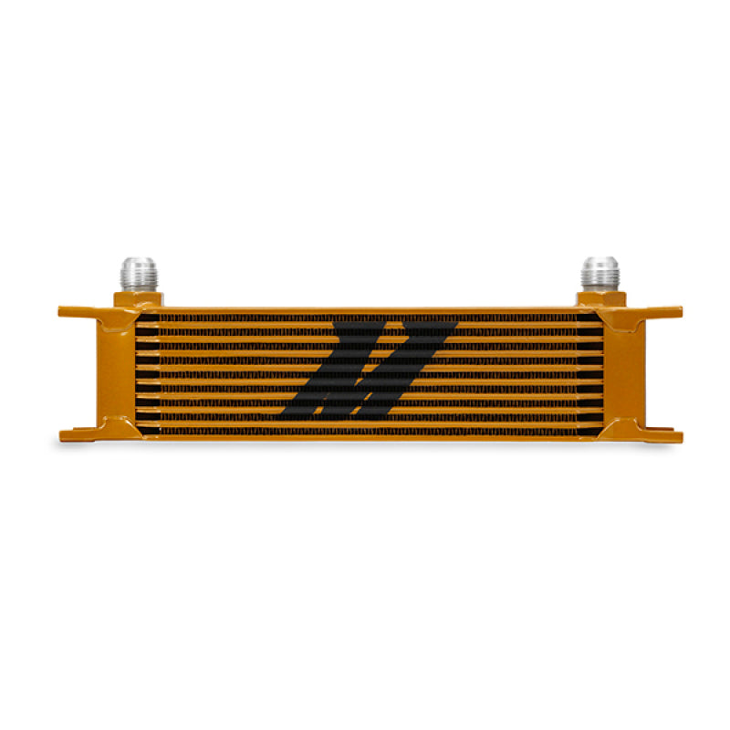 Mishimoto Universal 10 Row Oil Cooler - Gold-thumbmail-3