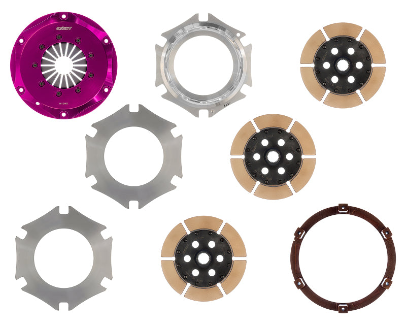 Exedy Universal Builder Series Triple Metallic Clutch Does NOT Incl FW Req. Custom Clutch Actuation-thumbmail-5