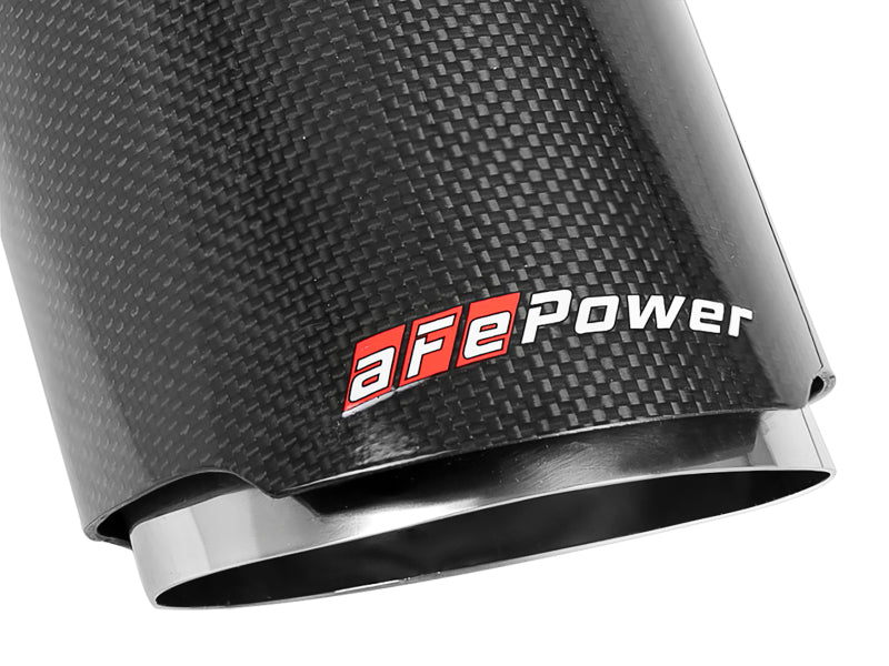aFe MACH Force-XP 4-1/2in Carbon Fiber OE Replacement Exhaust Tips - 15-19 Dodge Charger/Hellcat-thumbmail-9