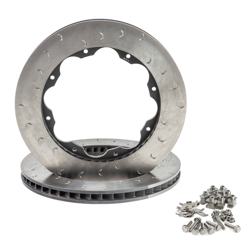 Alcon Nissan R35 GTR Gen 1/2 Rear Left 380X30mm Rotor Ring Kit-thumbmail-3