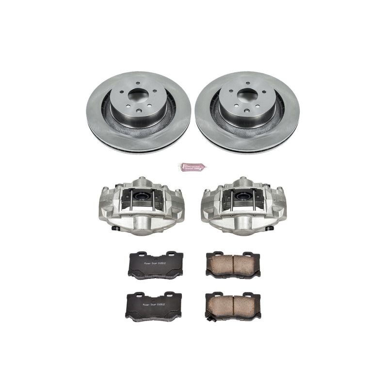 Power Stop 08-13 Infiniti G37 Rear Autospecialty Brake Kit w/Calipers-thumbmail-1