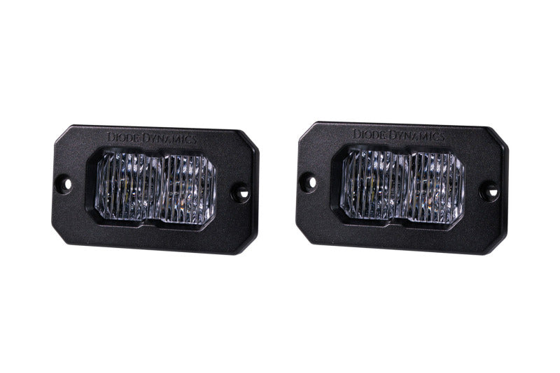Diode Dynamics Stage Series 2 In LED Pod Pro - White Fog Flush ABL (Pair)-thumbmail-1