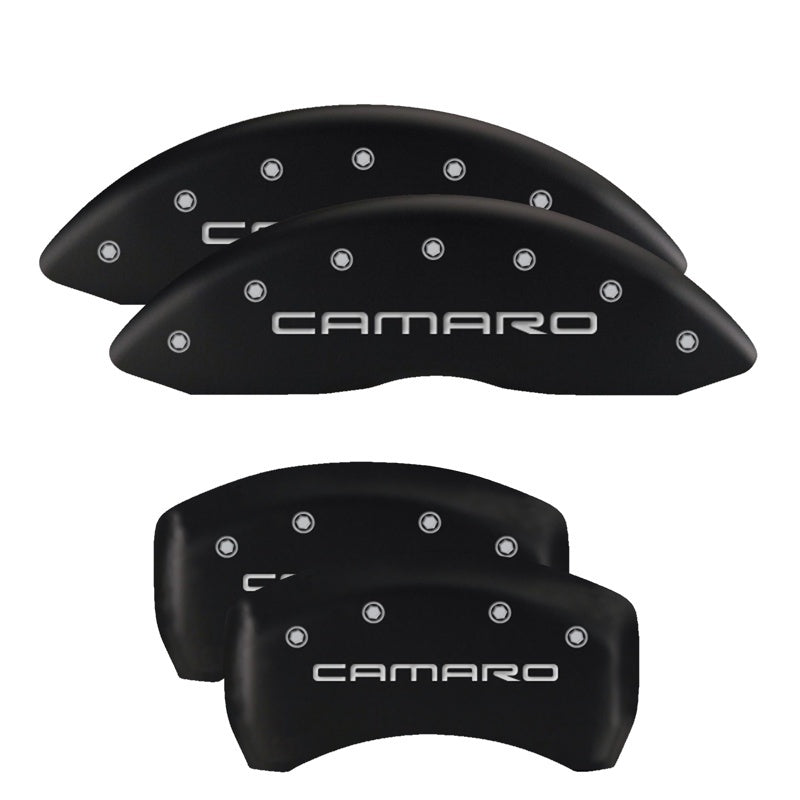 MGP 4 Caliper Covers Engraved Front & Rear Daytona Black finish silver ch-thumbmail-3