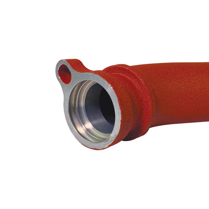 Injen 15-16 BMW M3(F80)/M4 (F82/83) 3.0L L6 Twin Turbo 2PC Aluminum Int. Charge Pipe - Wrinkle Red-thumbmail-6