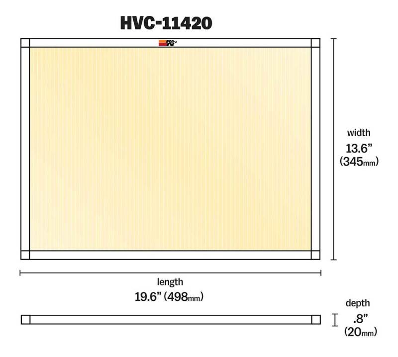 K&N HVAC Filter - 14 x 20 x 1-thumbmail-7