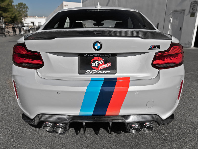 aFe MACHForce XP Exhausts Cat-Back SS 19-21 BMW M2 Competition L6-3.0L w/Carbon Tips-thumbmail-5