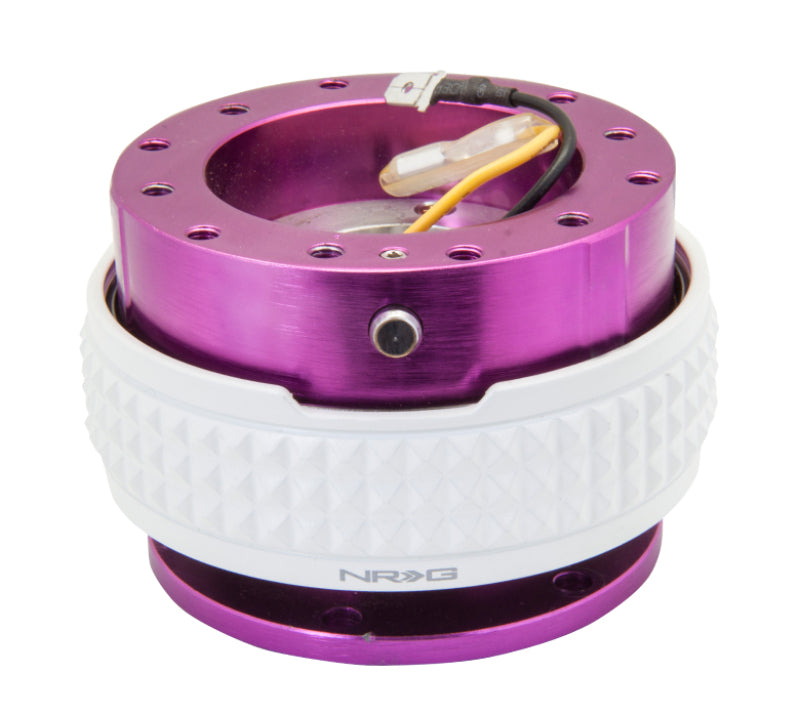 NRG Quick Release Kit - Pyramid Edition - Purple Body / Glow In The Dark Pyramid Ring-thumbmail-2