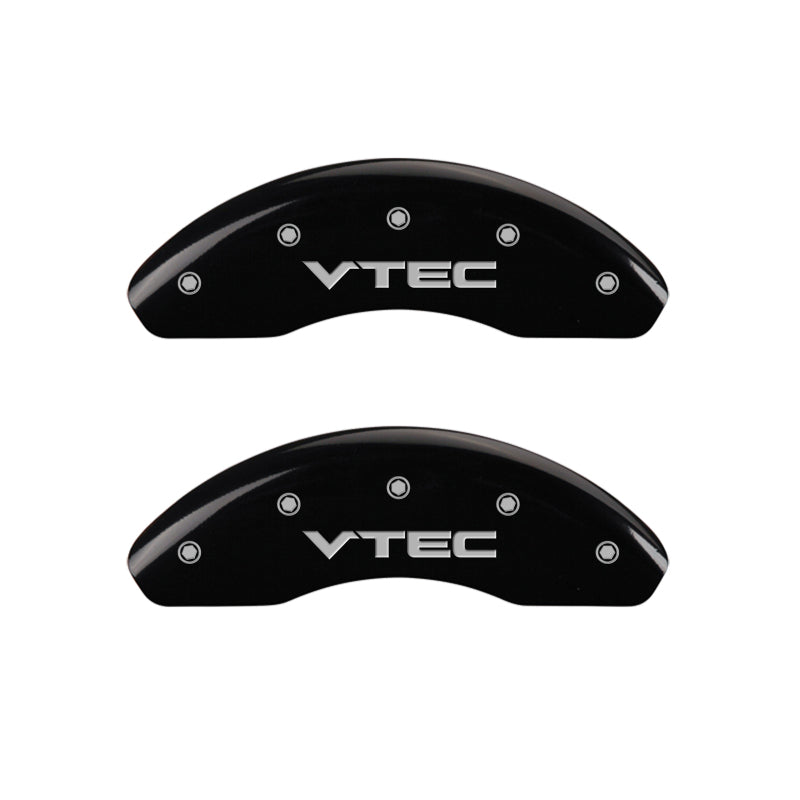 MGP 4 Caliper Covers Engraved Front & Rear Vtech Black finish silver ch-thumbmail-3
