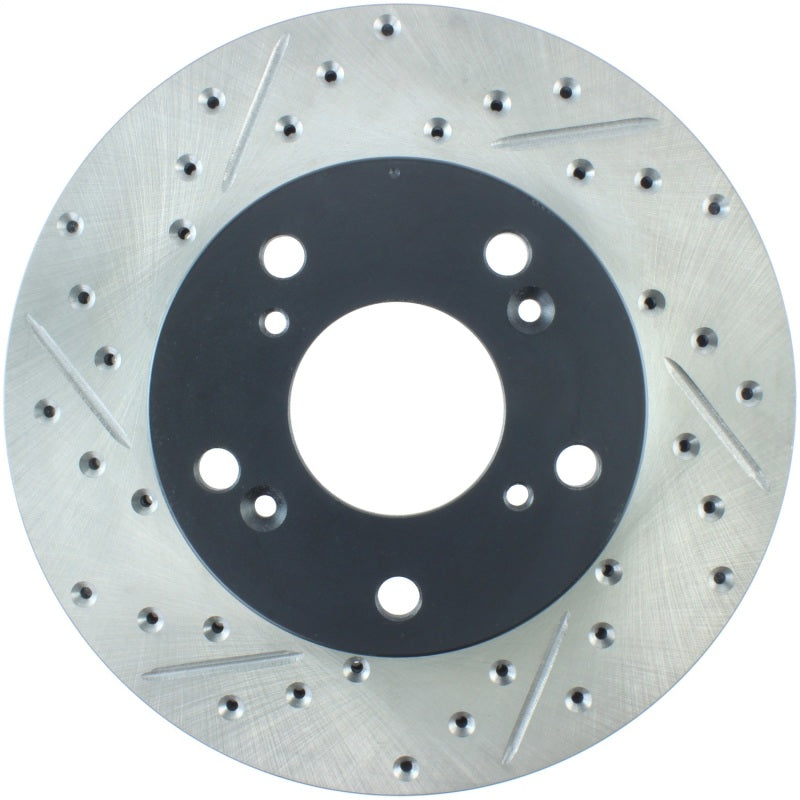 StopTech 02-06 Acura RSX Slotted & Drilled Right Front Rotor-thumbmail-9