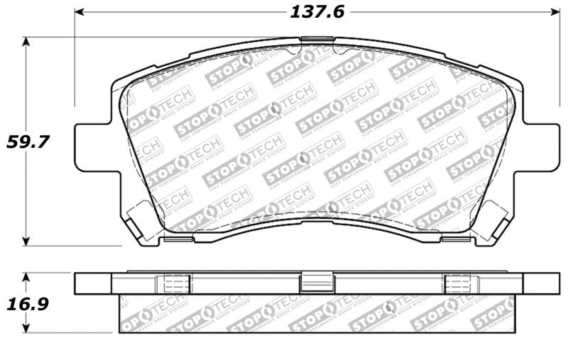 StopTech Performance 02-03 WRX Front Brake Pads-thumbmail-9