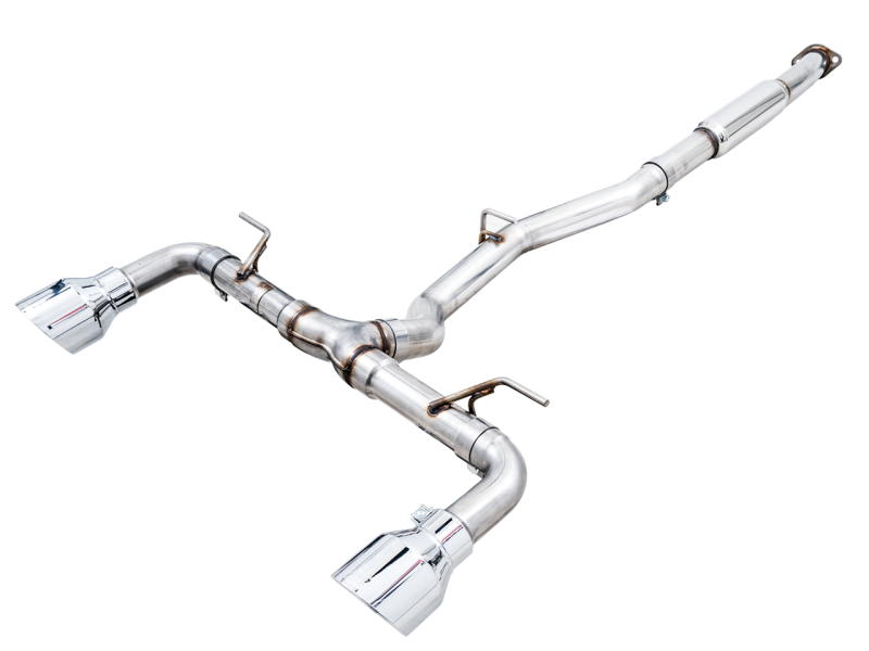 AWE Subaru BRZ/ Toyota GR86/ Toyota 86 Track Edition Cat-Back Exhaust- Chrome Silver Tips-thumbmail-1