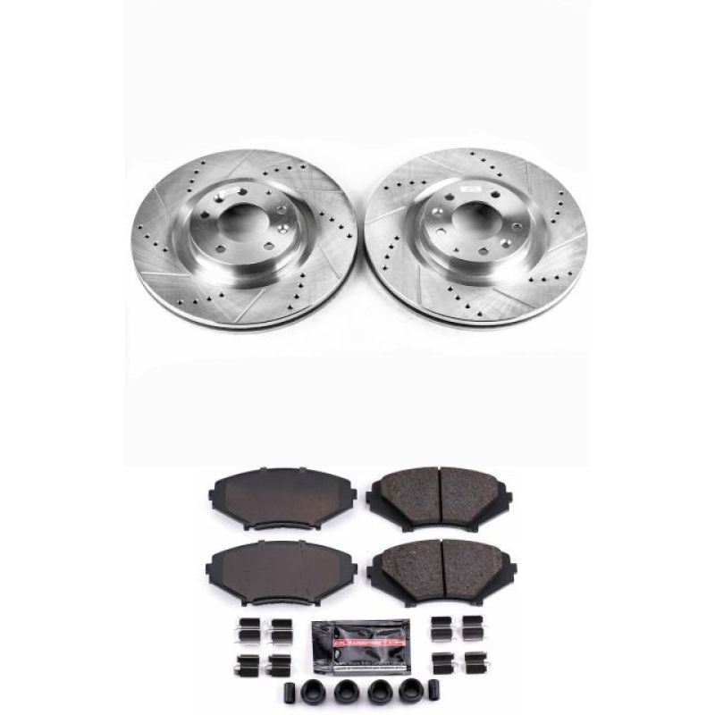 Power Stop 04-11 Mazda RX-8 Front Z23 Evolution Sport Brake Kit-thumbmail-1