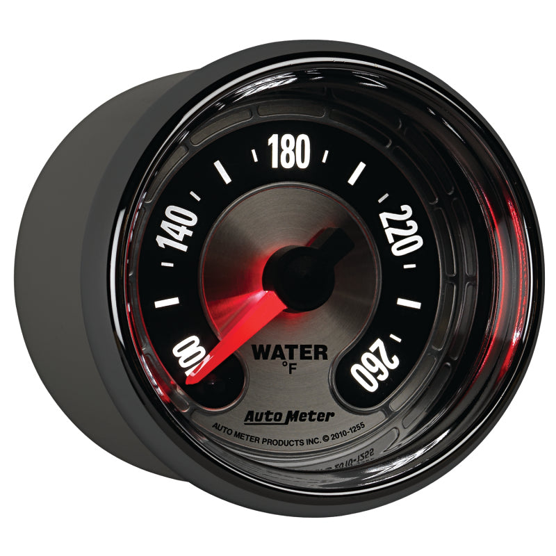 Autometer American Muscle 52mm Full Sweep Electric 100-260 Deg F Water Temperature Gauge-thumbmail-9