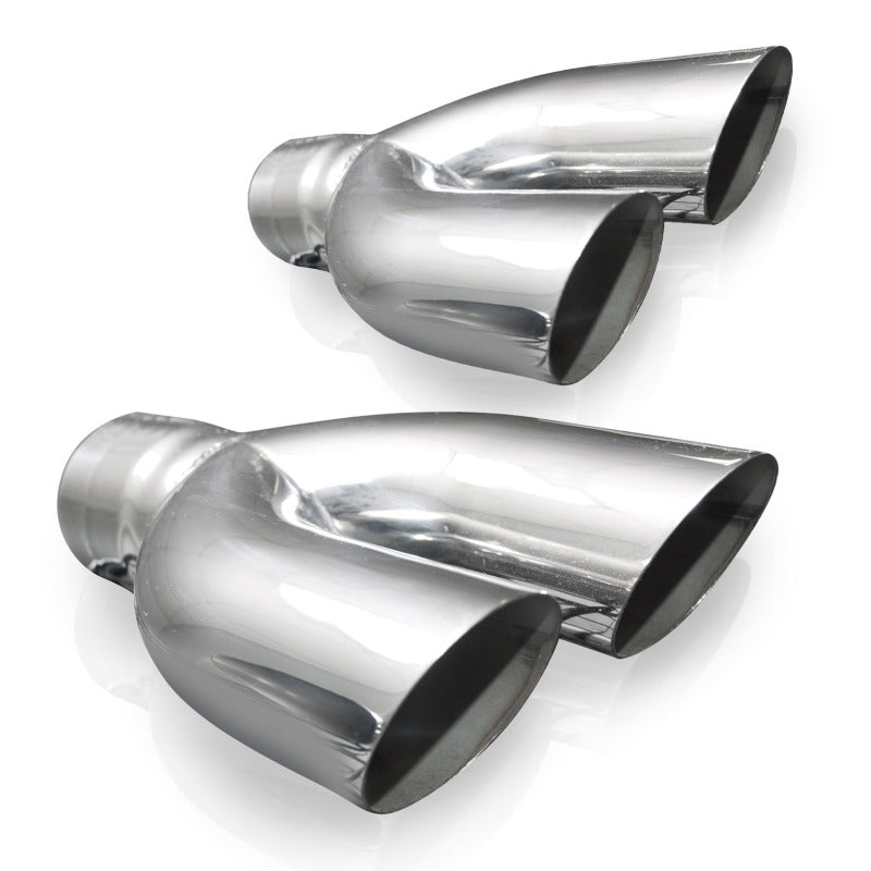 Stainless Works Y Tips 2 1/4in ID Inlet 2 1/4in Outlets-thumbmail-1