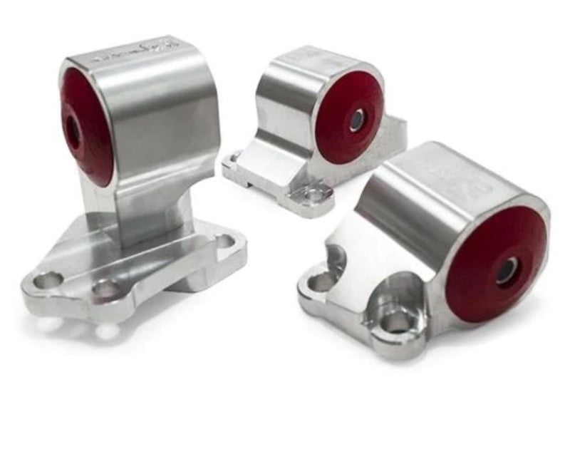 Innovative 92-95 Civic B/D Series Black Aluminum Mounts 95A Bushings (Auto to Manual Hydro 2 Bolt)-thumbmail-1